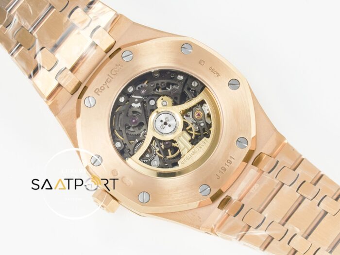 Audemars Piguet Royal Oak Rose 41mm Skeleton Dial 15407 ZF 3132 Super Clone ETA