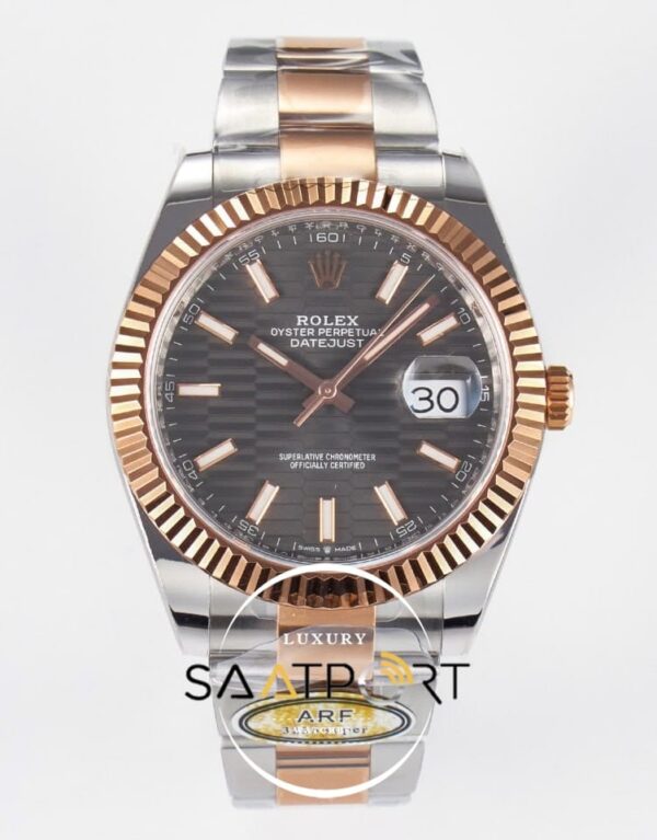 Rolex Datejust 41mm 126331 Arf Factory Black Motif Dial Super Clone ETA
