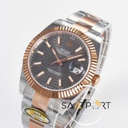 Rolex Datejust 41mm 126331 Arf Factory Black Motif Dial Super Clone ETA