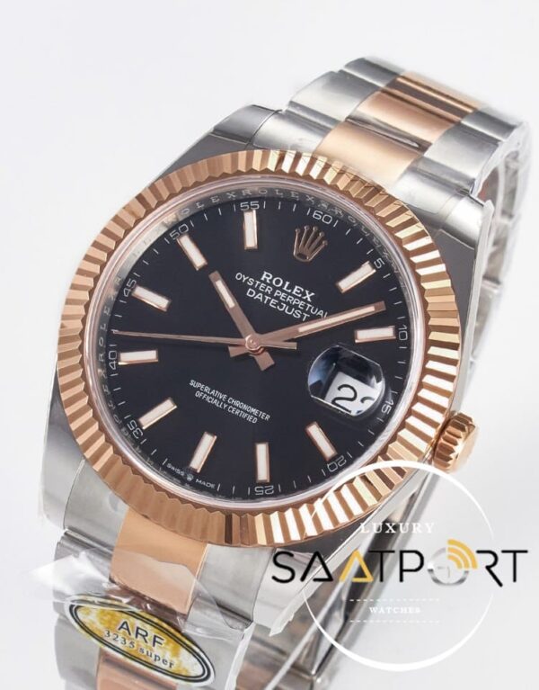 Rolex Datejust 41mm 126331 Arf Factory Rose Gold Oyster 3235 Super Clone ETA