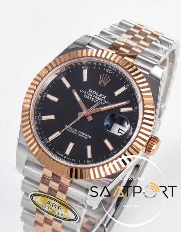 Rolex Datejust 41mm 126331 Arf Factory Rose Gold Super Clone ETA