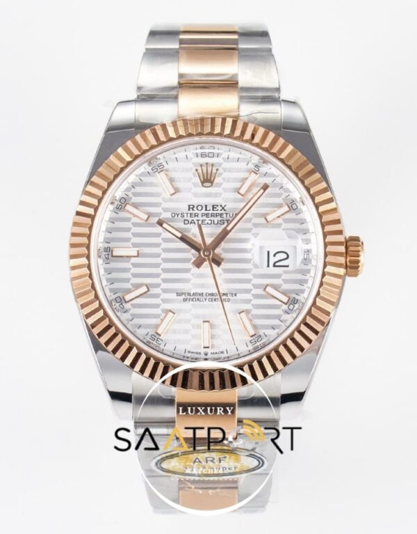 Rolex Datejust 41mm 126331 Arf Factory White Motif Dial Super Clone ETA