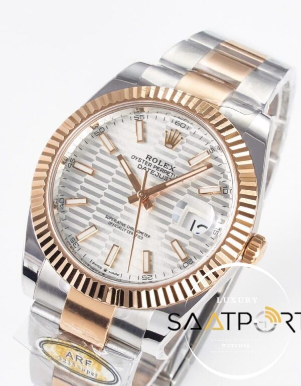 Rolex Datejust 41mm 126331 Arf Factory White Motif Dial Super Clone ETA