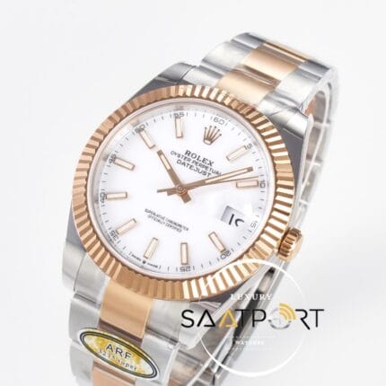 Rolex Datejust 41mm 126333 Arf Factory Beyaz Kadran 3235 Super Clone ETA