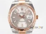 Rolex Datejust 41mm 126333 Arf Factory Gümüş Kadran 3235 Super Clone ETA