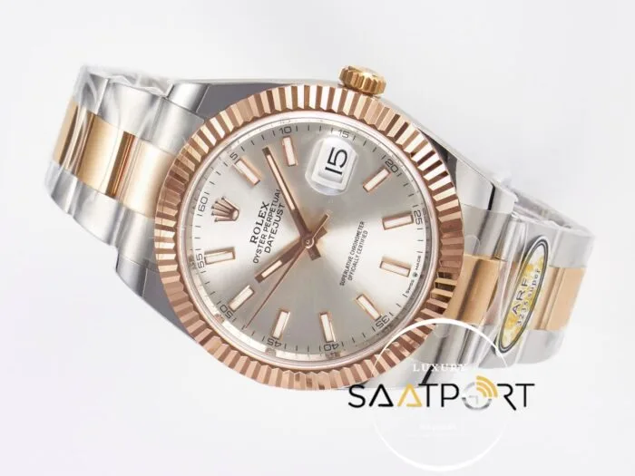 Rolex Datejust 41mm 126333 Arf Factory Gümüş Kadran 3235 Super Clone ETA