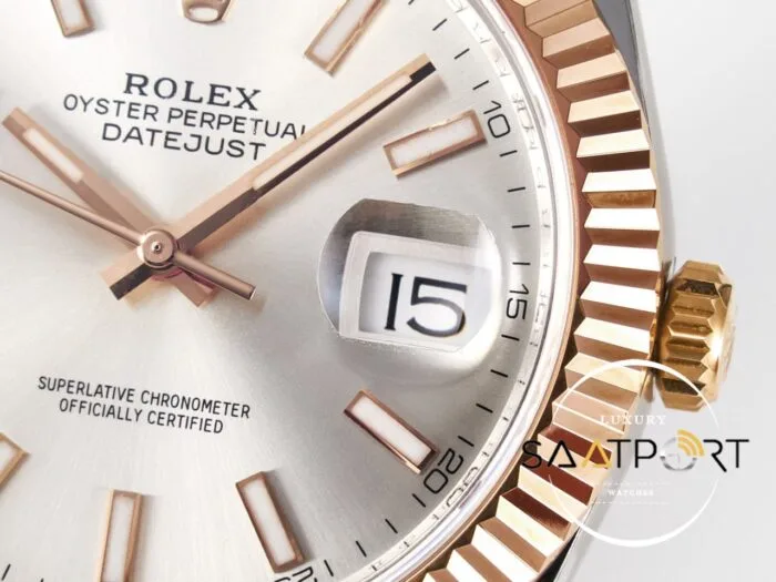 Rolex Datejust 41mm 126333 Arf Factory Gümüş Kadran 3235 Super Clone ETA