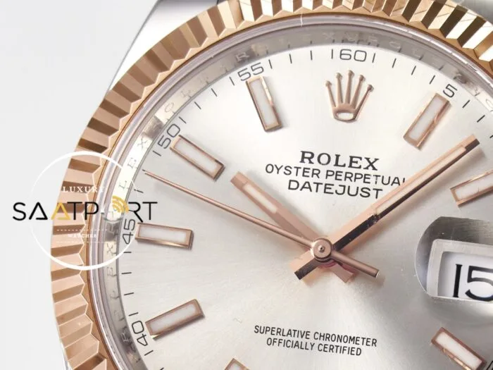 Rolex Datejust 41mm 126333 Arf Factory Gümüş Kadran 3235 Super Clone ETA