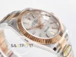 Rolex Datejust 41mm 126333 Arf Factory Gümüş Kadran 3235 Super Clone ETA