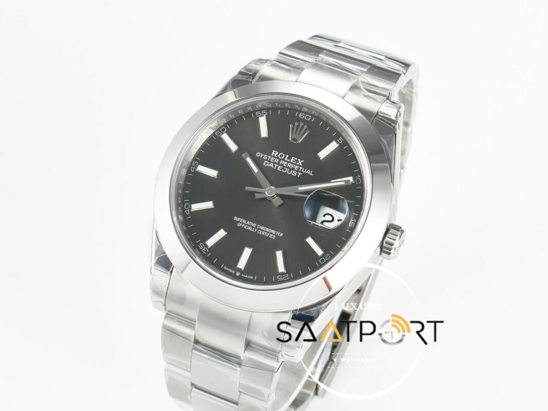 Rolex Datejust 41mm Black Dial 126300 Super Clone 3235 ETA