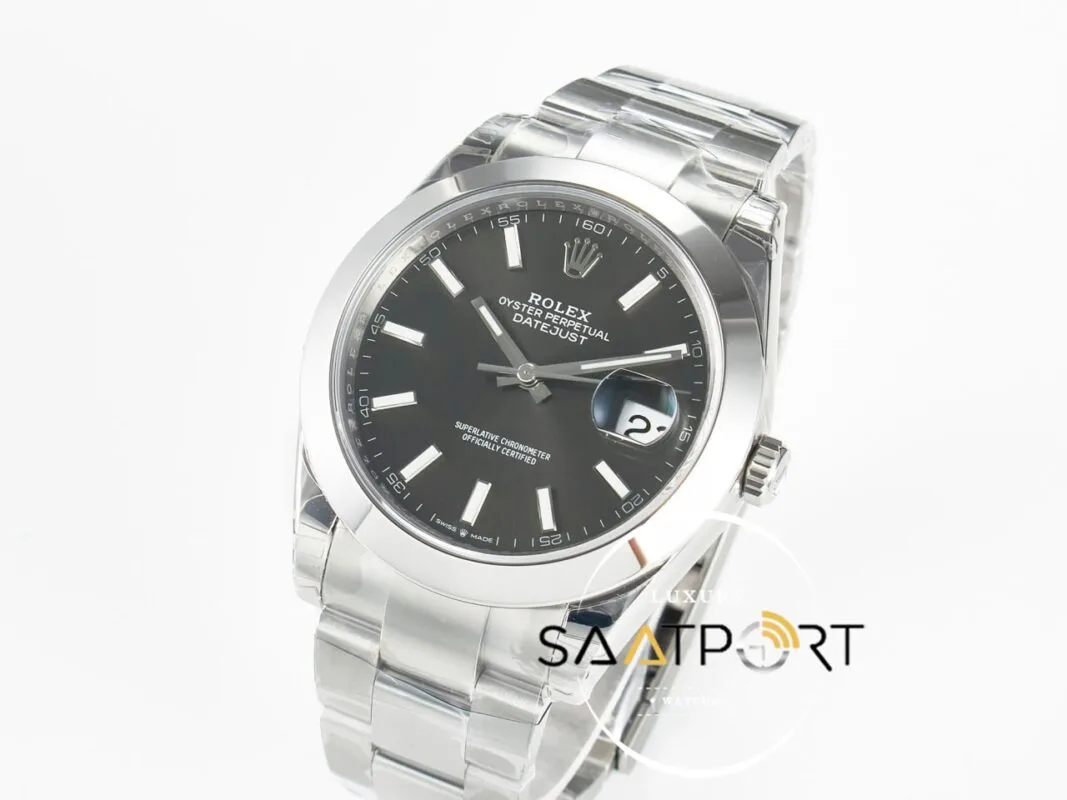 Rolex Datejust 41mm Black Dial 126300 Super Clone 3235 ETA