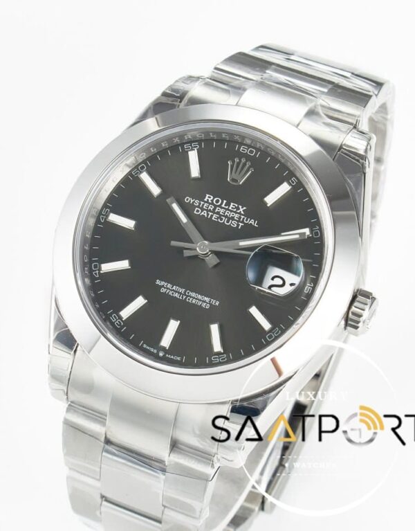 Rolex Datejust 41mm Black Dial 126300 Super Clone 3235 ETA
