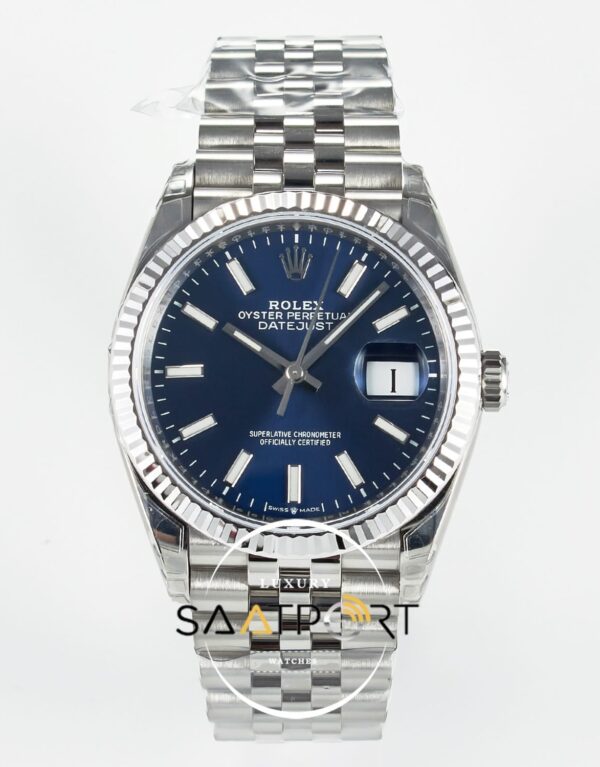 Rolex Datejust 41mm Blue Dial 3235 Vsf Factory 126334 Jubile Super Clone ETA
