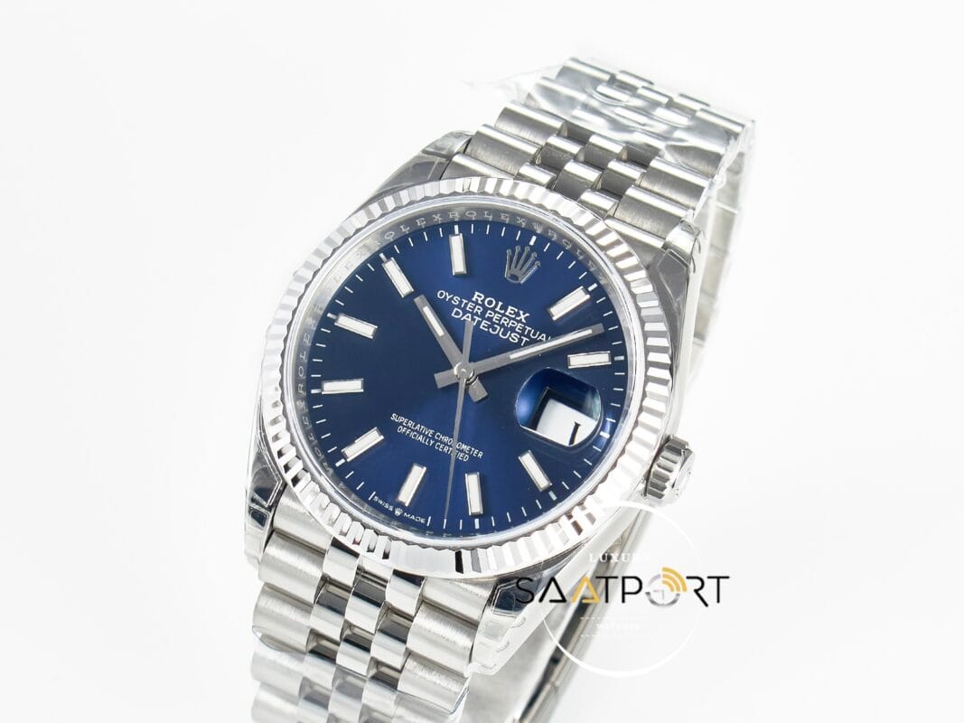 Rolex Datejust 41mm Blue Dial 3235 Vsf Factory 126334 Jubile Super Clone ETA