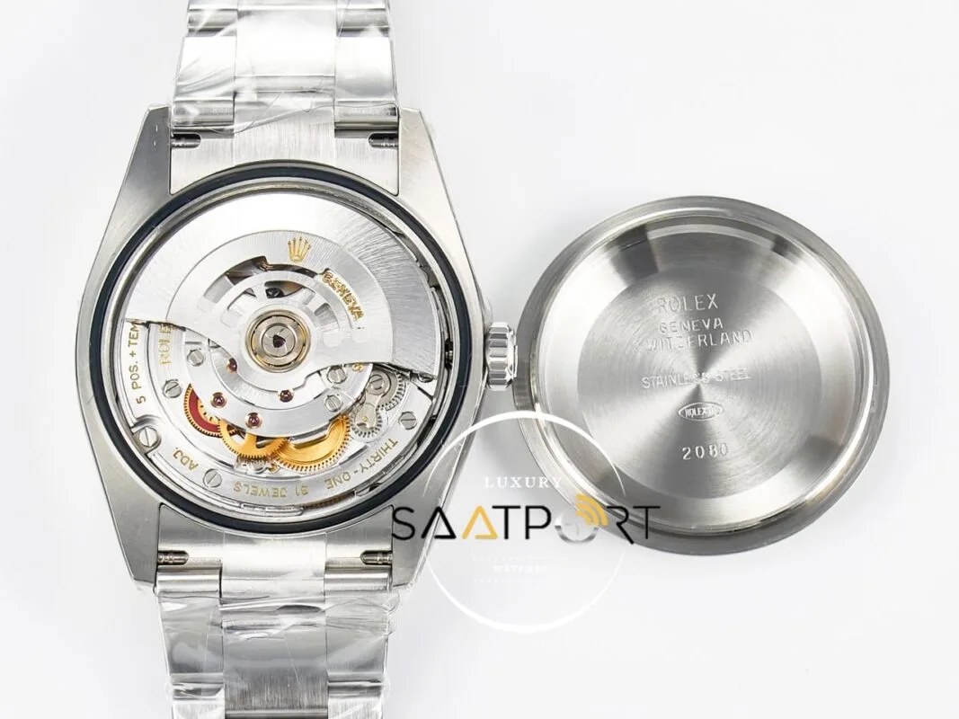 Rolex Datejust 41mm Gray Green Roman Dial Oyster Bracelet Fluted Bezel 126334 Super Clone ETA