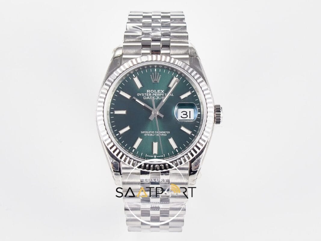 Rolex Datejust 41mm Mint Green 3235 Vsf Factory 126300 Jubile Super Clone ETA