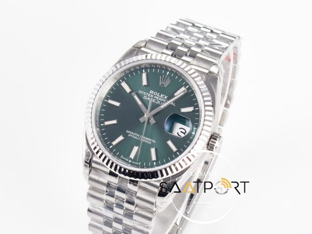 Rolex Datejust 41mm Mint Green 3235 Vsf Factory 126300 Jubile Super Clone ETA