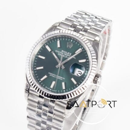 Rolex Datejust 41mm Mint Green 3235 Vsf Factory 126300 Jubile Super Clone ETA