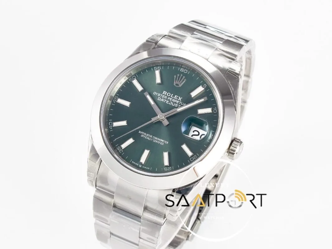 Rolex Datejust 41mm Mint Green Dial Vsf Factory 126300 Super Clone 3235 ETA