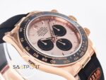 Rolex Daytona 126515 Rose 904L Case QF 40mm Rose Dial Oysterflex 4130 Super Clone ETA