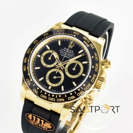 Rolex Daytona 126518 QF 40mm Black Dial Oysterflex Strap Super Clone 4131 ETA
