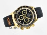 Rolex Daytona 126518 QF 40mm Black Dial Oysterflex Strap Super Clone 4131 ETA