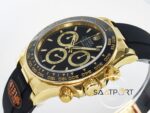 Rolex Daytona 126518 QF 40mm Black Dial Oysterflex Strap Super Clone 4131 ETA