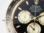 Rolex Daytona 126518 QF 40mm Black Gold Dial Oysterflex Strap Super Clone 4131 ETA