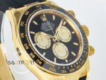 Rolex Daytona 126518 QF 40mm Black Gold Dial Oysterflex Strap Super Clone 4131 ETA