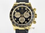 Rolex Daytona 126518 QF 40mm Diamonds Dial Oysterflex Strap Super Clone 4131 ETA