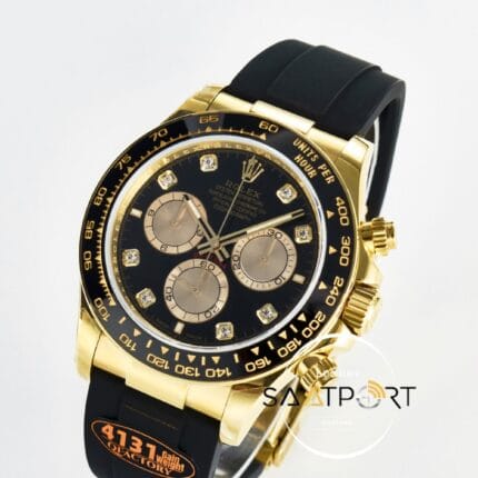 Rolex Daytona 126518 QF 40mm Diamonds Dial Oysterflex Strap Super Clone 4131 ETA