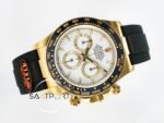 Rolex Daytona 126518 QF 40mm White Dial Oysterflex Strap Super Clone 4131 ETA