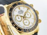 Rolex Daytona 126518 QF 40mm White Dial Oysterflex Strap Super Clone 4131 ETA