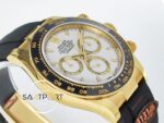 Rolex Daytona 126518 QF 40mm White Dial Oysterflex Strap Super Clone 4131 ETA