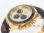 Rolex Daytona 126518 QF 40mm Yellow Gold Dial Oysterflex Strap Super Clone 4131 ETA