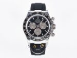 Rolex Daytona 126519 QF Black Dial 904L 40mm Oysterflex 4131 Super Clone ETA