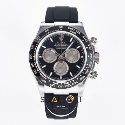 Rolex Daytona 126519 QF Black Dial 904L 40mm Oysterflex 4131 Super Clone ETA