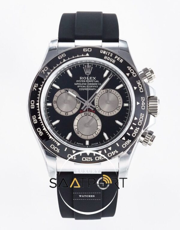 Rolex Daytona 126519 QF Black Dial 904L 40mm Oysterflex 4131 Super Clone ETA