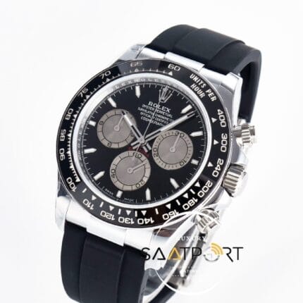 Rolex Daytona 126519 QF Black Dial 904L 40mm Oysterflex 4131 Super Clone ETA