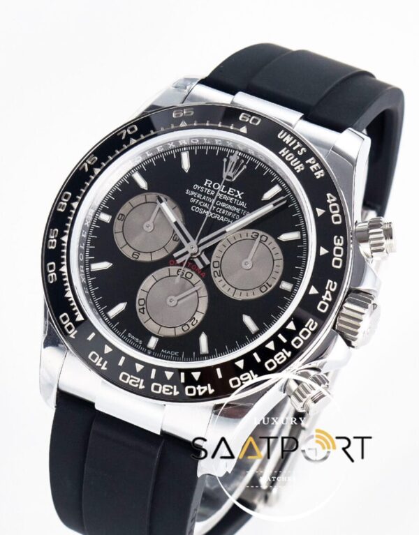 Rolex Daytona 126519 QF Black Dial 904L 40mm Oysterflex 4131 Super Clone ETA