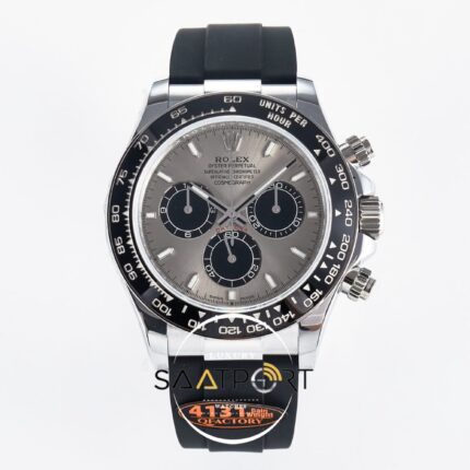 Rolex Daytona 126519 QF Gray Dial 904L 40mm Oysterflex 4131 Super Clone ETA