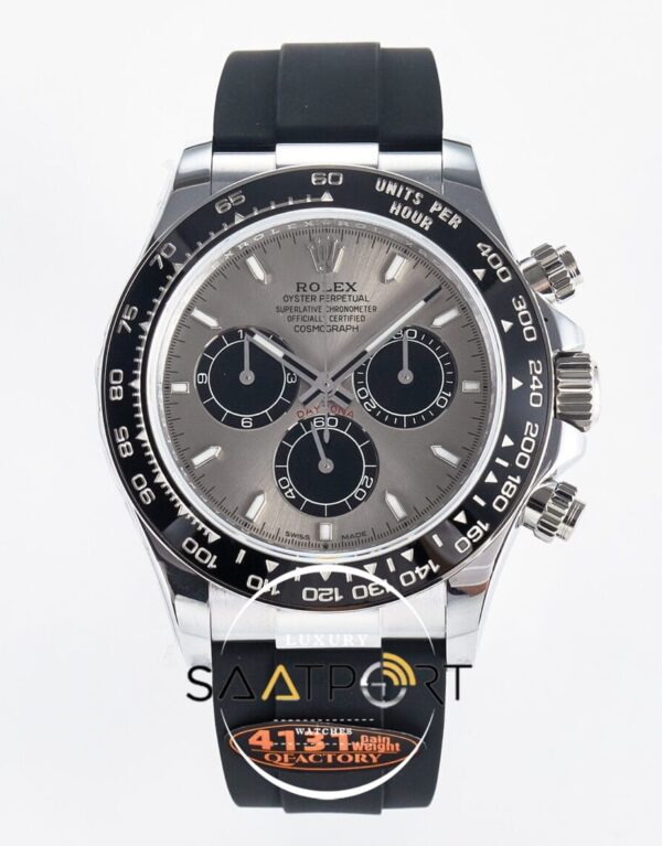 Rolex Daytona 126519 QF Gray Dial 904L 40mm Oysterflex 4131 Super Clone ETA