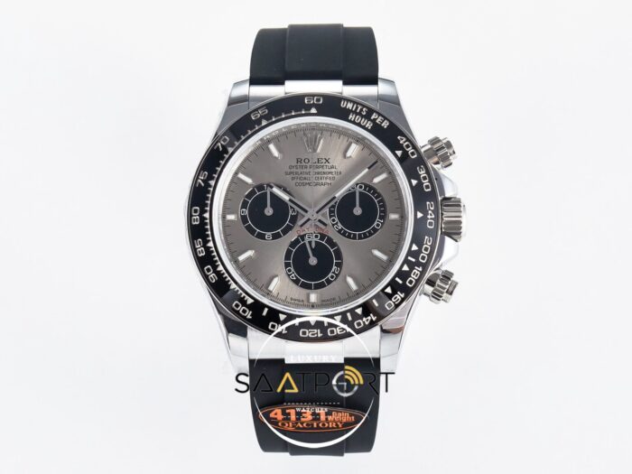 Rolex Daytona 126519 QF Gray Dial 904L 40mm Oysterflex 4131 Super Clone ETA