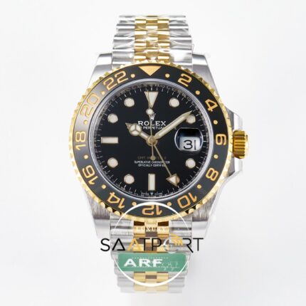 Rolex GMT-Master II 40mm 126713 GRNR ARF Zombie Bumblebee Two Tone Yellow Gold Jubile 3285 ETA