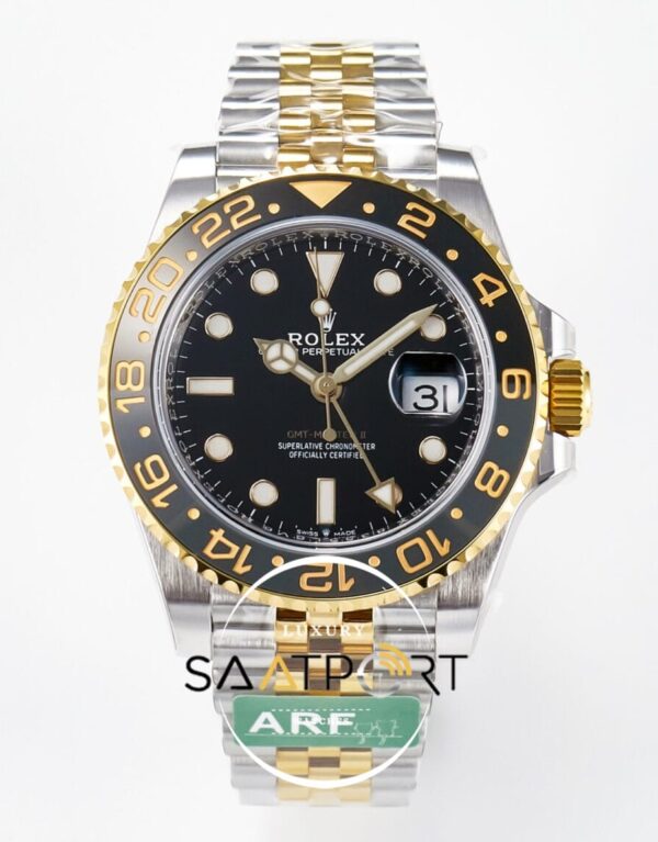 Rolex GMT-Master II 40mm 126713 GRNR ARF Zombie Bumblebee Two Tone Yellow Gold Jubile 3285 ETA