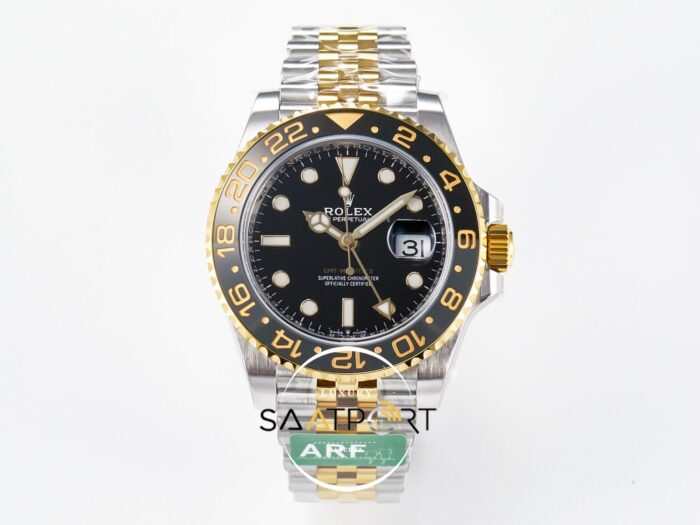 Rolex GMT-Master II 40mm 126713 GRNR ARF Zombie Bumblebee Two Tone Yellow Gold Jubile 3285 ETA