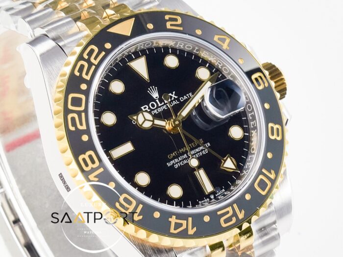 Rolex GMT-Master II 40mm 126713 GRNR ARF Zombie Bumblebee Two Tone Yellow Gold Jubile 3285 ETA