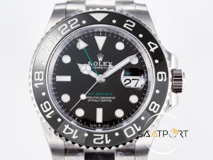 Rolex GMT-Master II 40mm ARF 126710 GRNR Siyah Gri Seramik Bezel Oyster 3285 ETA