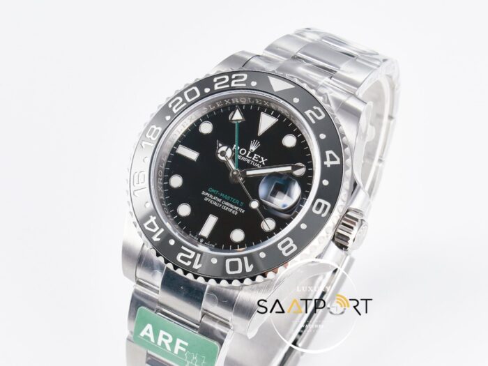 Rolex GMT-Master II 40mm ARF 126710 GRNR Siyah Gri Seramik Bezel Oyster 3285 ETA