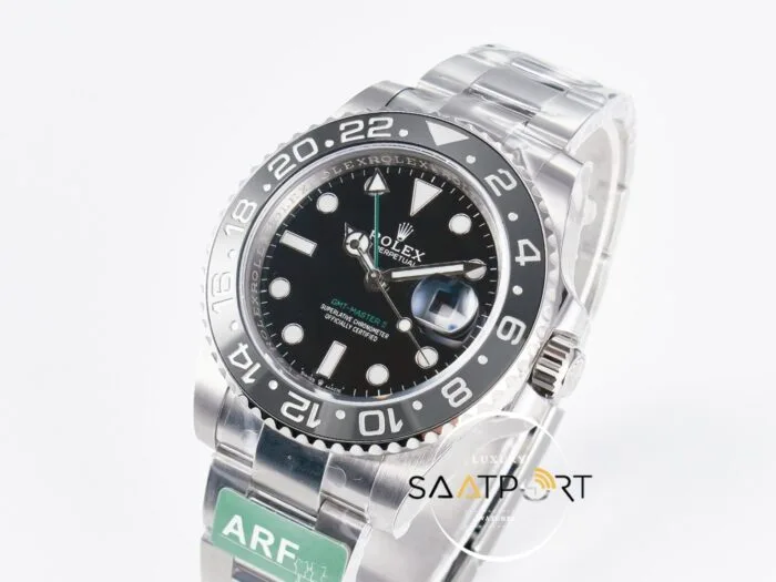 Rolex GMT-Master II 40mm ARF 126710 GRNR Siyah Gri Seramik Bezel Oyster 3285 ETA